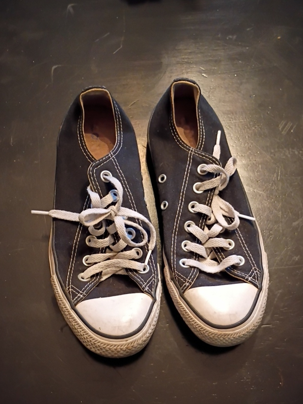 Converse Black Low-Top Canvas Sneakers